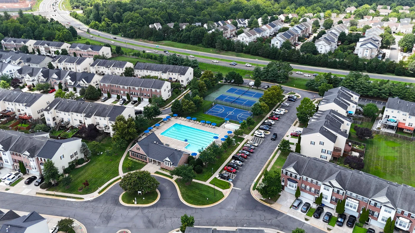 West Haymarket aerial view